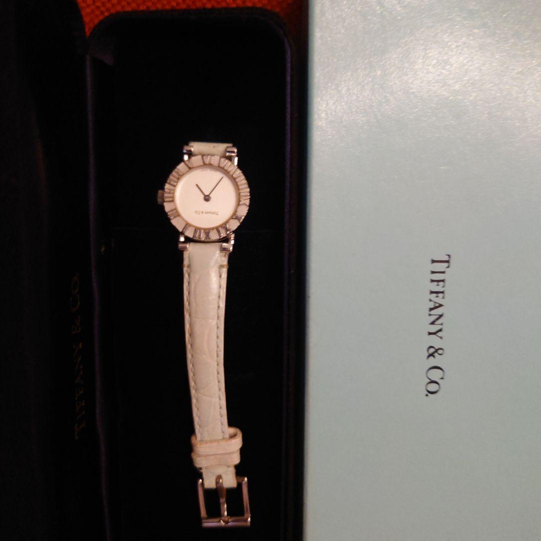 Tiffany & Co. ビンテージ レザー 時計 替えレザーベルト2本付き