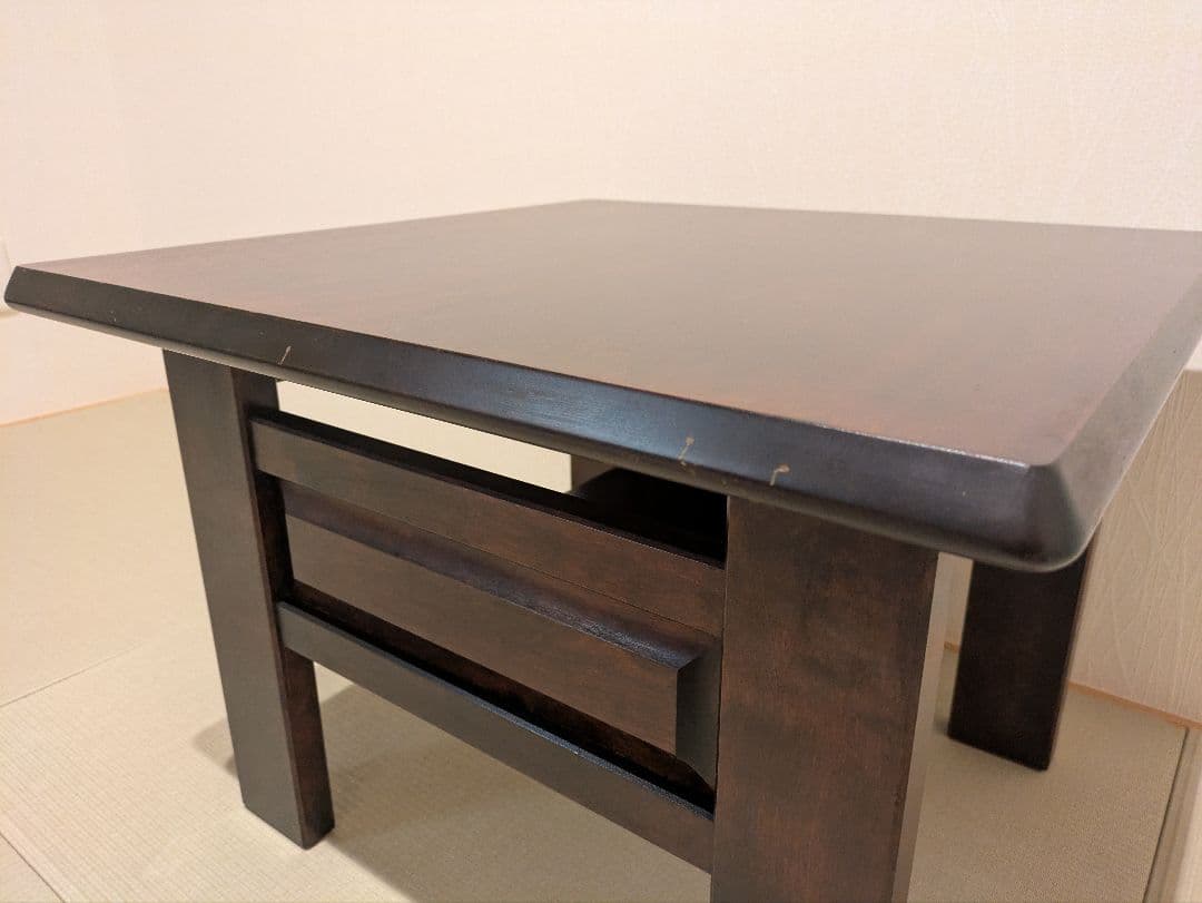 【北海道民芸家具】 北民 サイドテーブル コーヒーテーブル 無垢材 ミズメザクラ