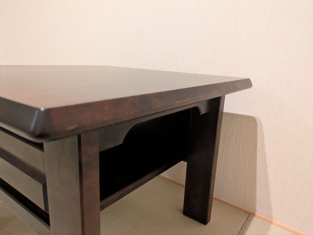 【北海道民芸家具】 北民 サイドテーブル コーヒーテーブル 無垢材 ミズメザクラ