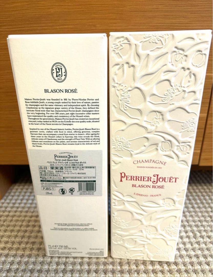 ペリエジュエ　ブラゾン　ロゼ ペリエ・シャンパーニュ シャンパン・ロゼ 辛口2本