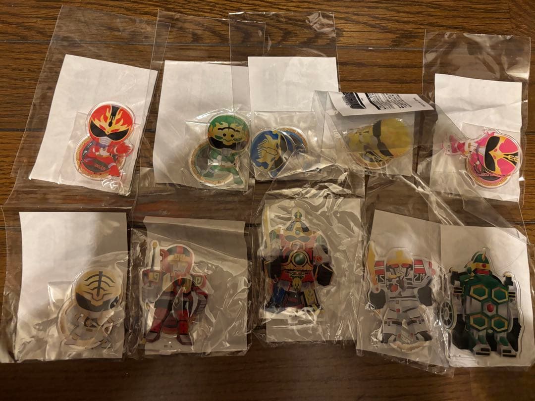 五星戦隊ダイレンジャーアクリルスタンド10個セット