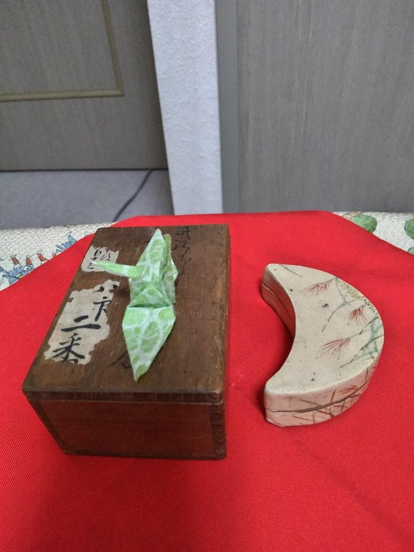 お値下げしました茶道具美術館級香合真作野々村仁清作武蔵野
