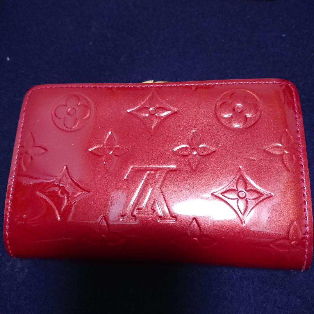Louis Vuitton 二つ折り財布 レッド