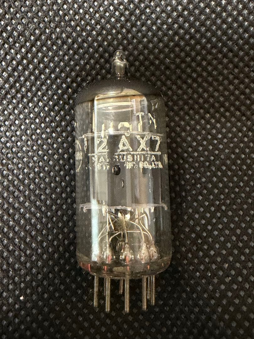 松*一様 ナショナルMATSUSHITA 12AX7 真空管 5本＋箱無し4本9