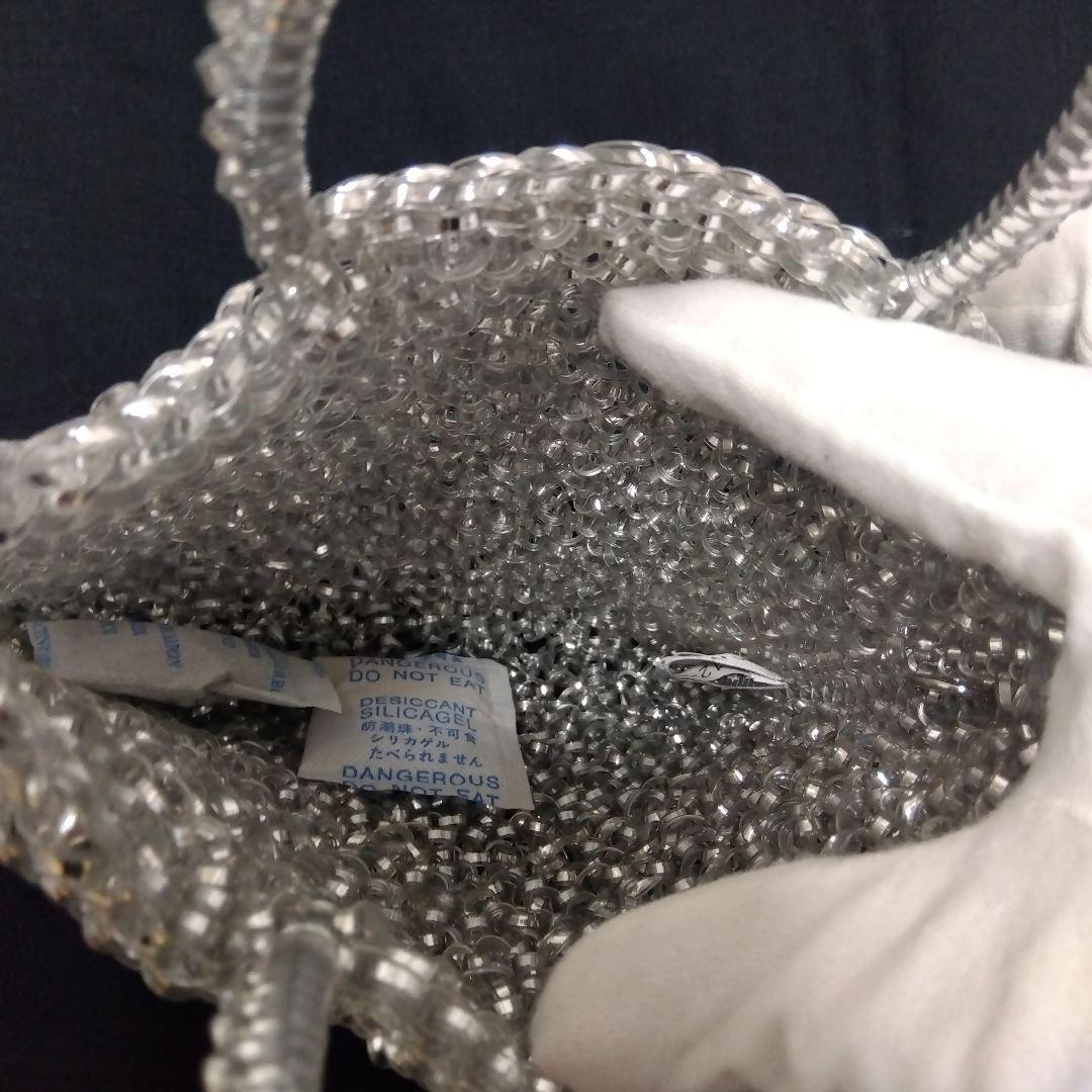 （美品）ANTEPRIMA ミニアトゥーラ シルバー　ショルダーバッグ　2way