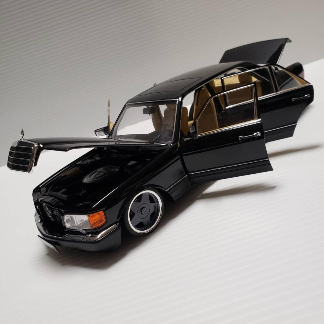1/18　メルセデスベンツ　Sクラス560SEL W126 カスタム