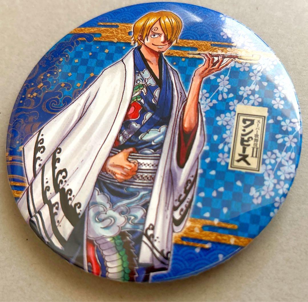 ワンピース　サンジ　缶バッジ　スーパー歌舞伎