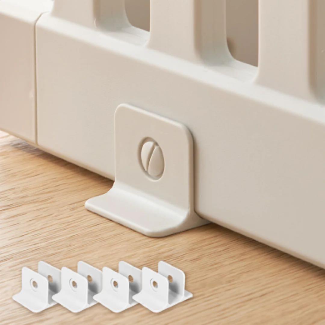 【新品】 おしゃれなペットサークル＋マルチバスケット付き（バーチベージュ）