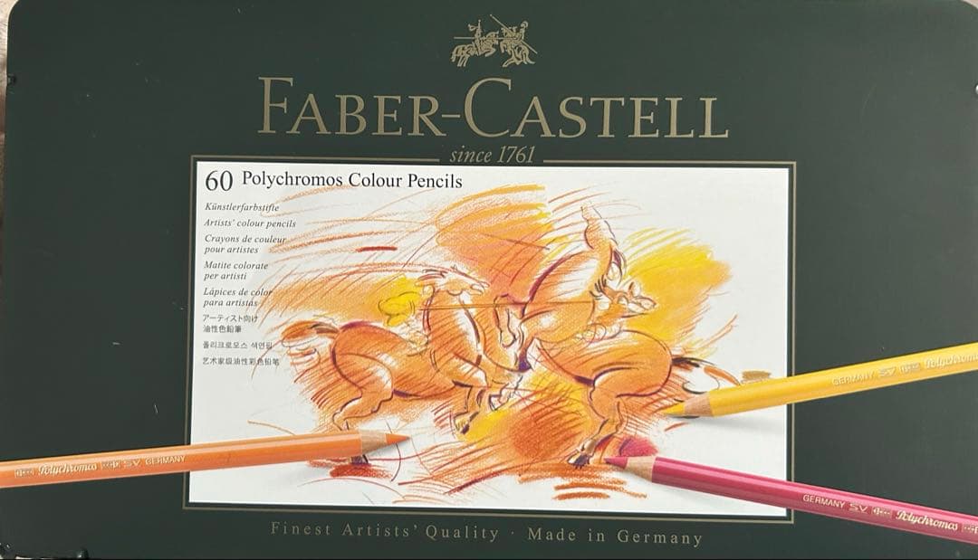 Faber-Castell ポリクロモス色鉛筆 60本セット