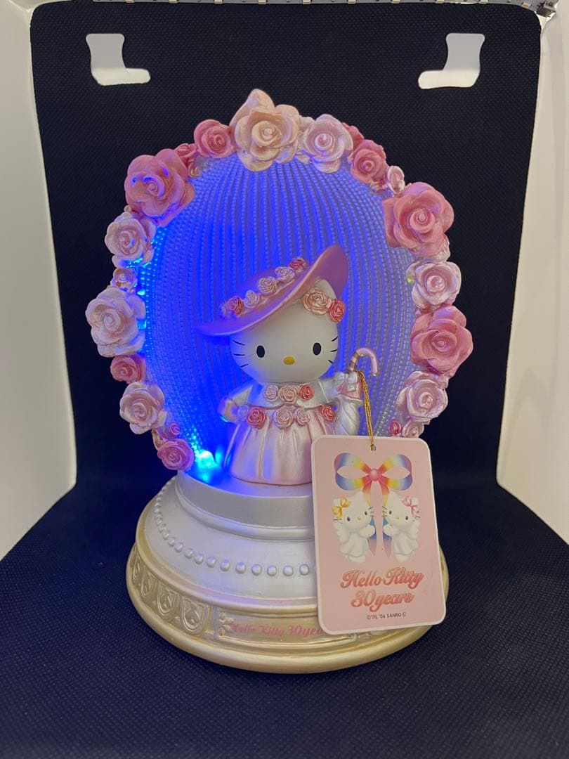 サンリオ ハローキティ 30周年記念 オルゴール付きライト 加藤工芸 レトロ