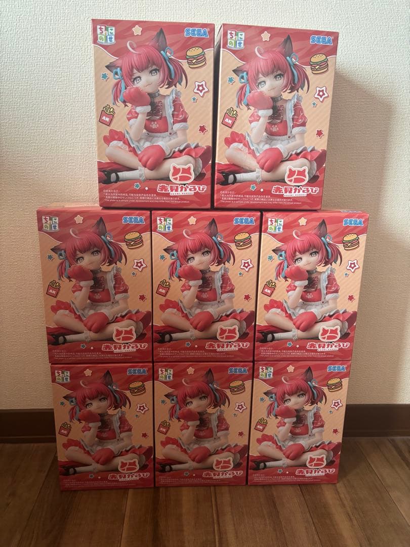 【最終値下げ】 赤見かるび ちょこのせ フィギュア SEGA 8個セット