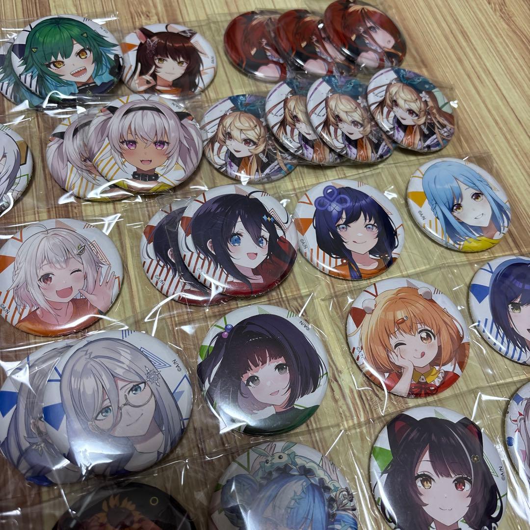 にじさんじ★にじフェス★缶バッジ★限定★女性★まとめ売り★大量★セット★約70個