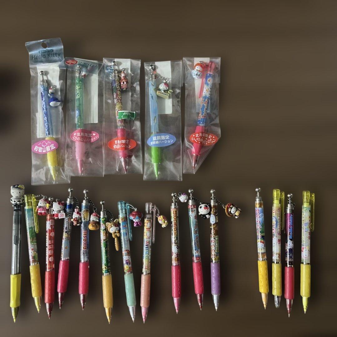 ご当地ハローキティ シャープペンシルセット 限定品　20本