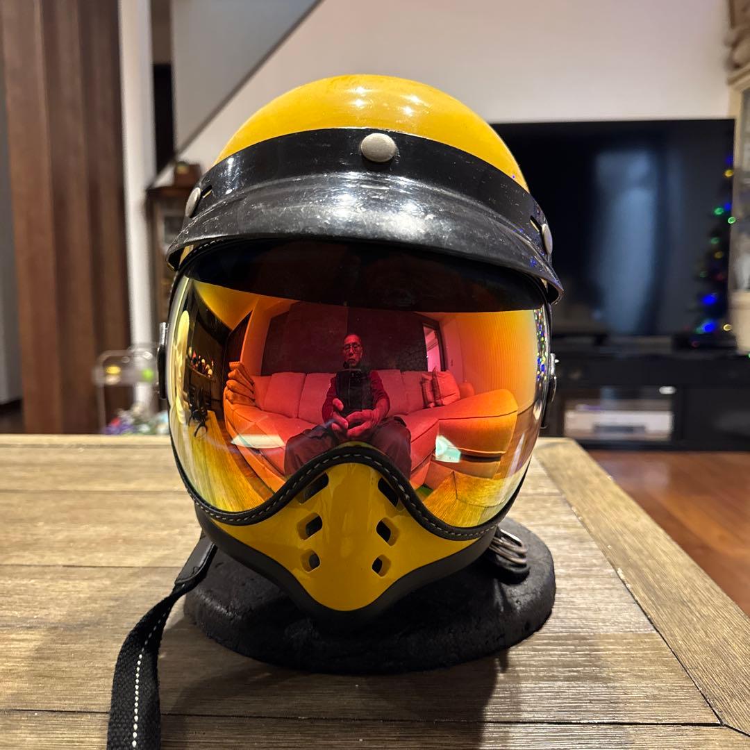 AHR イエロー ヘルメット ミラ