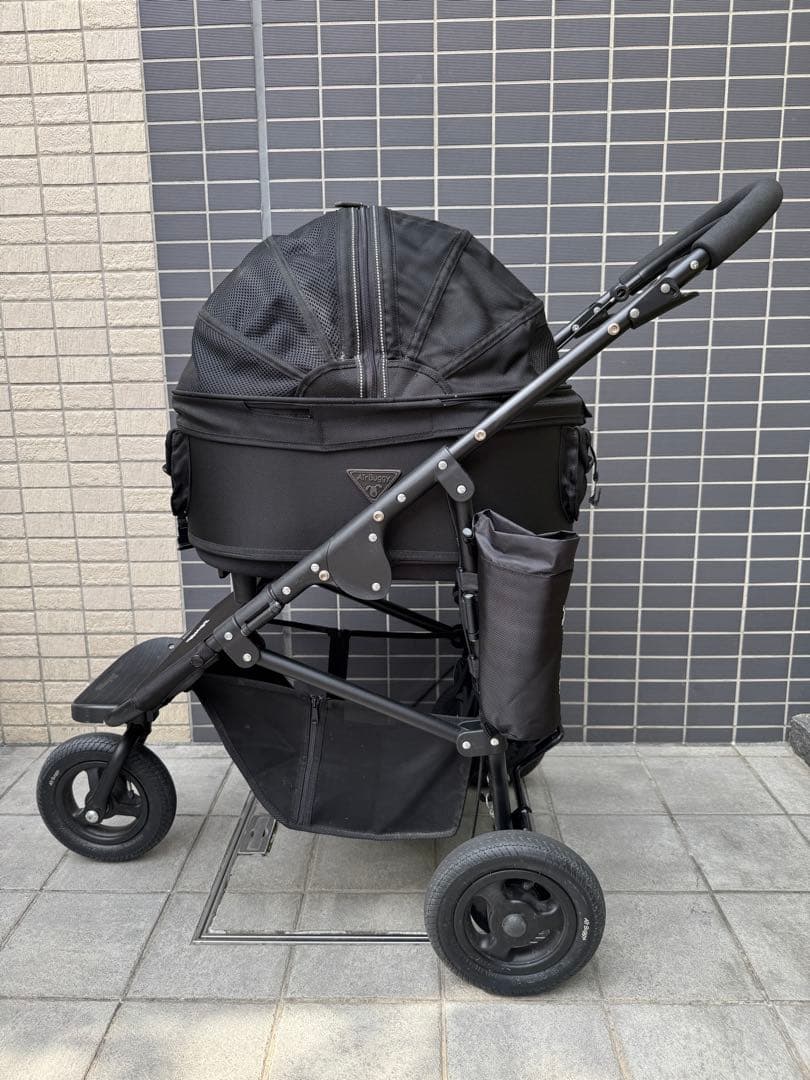 Air Buggy Dome2 SMサイズ ブラック ペットカート 中古