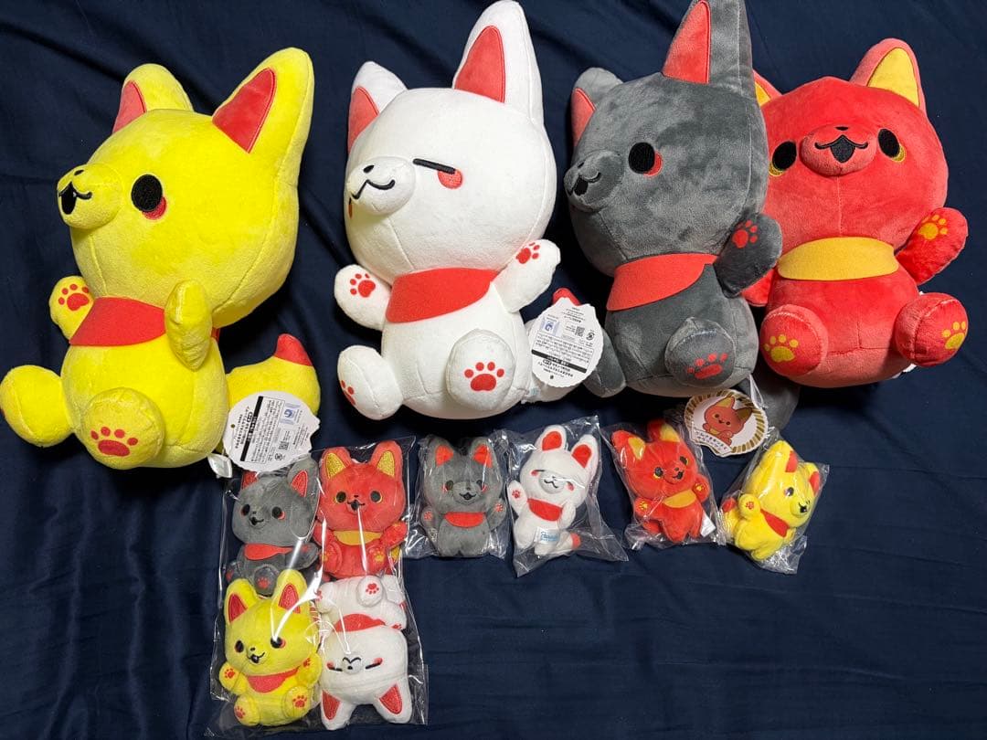 かみさまキツネとサラリーマン　 BIGぬいぐるみ　マスコット