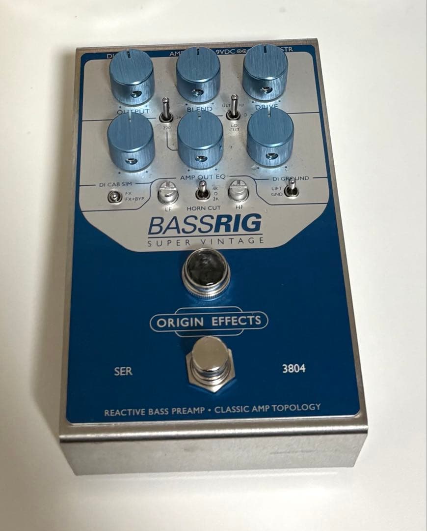 ベース ORIGIN EFFECTS BassRIG Super Vintage