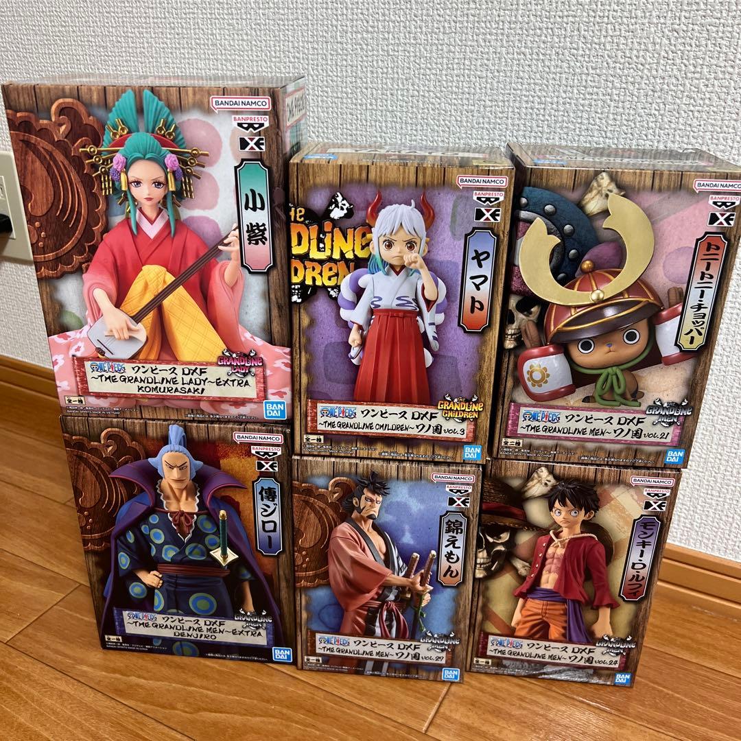 【新品未開封】ワンピース DXF ワノ国 フィギュア 6体まとめ売りセット