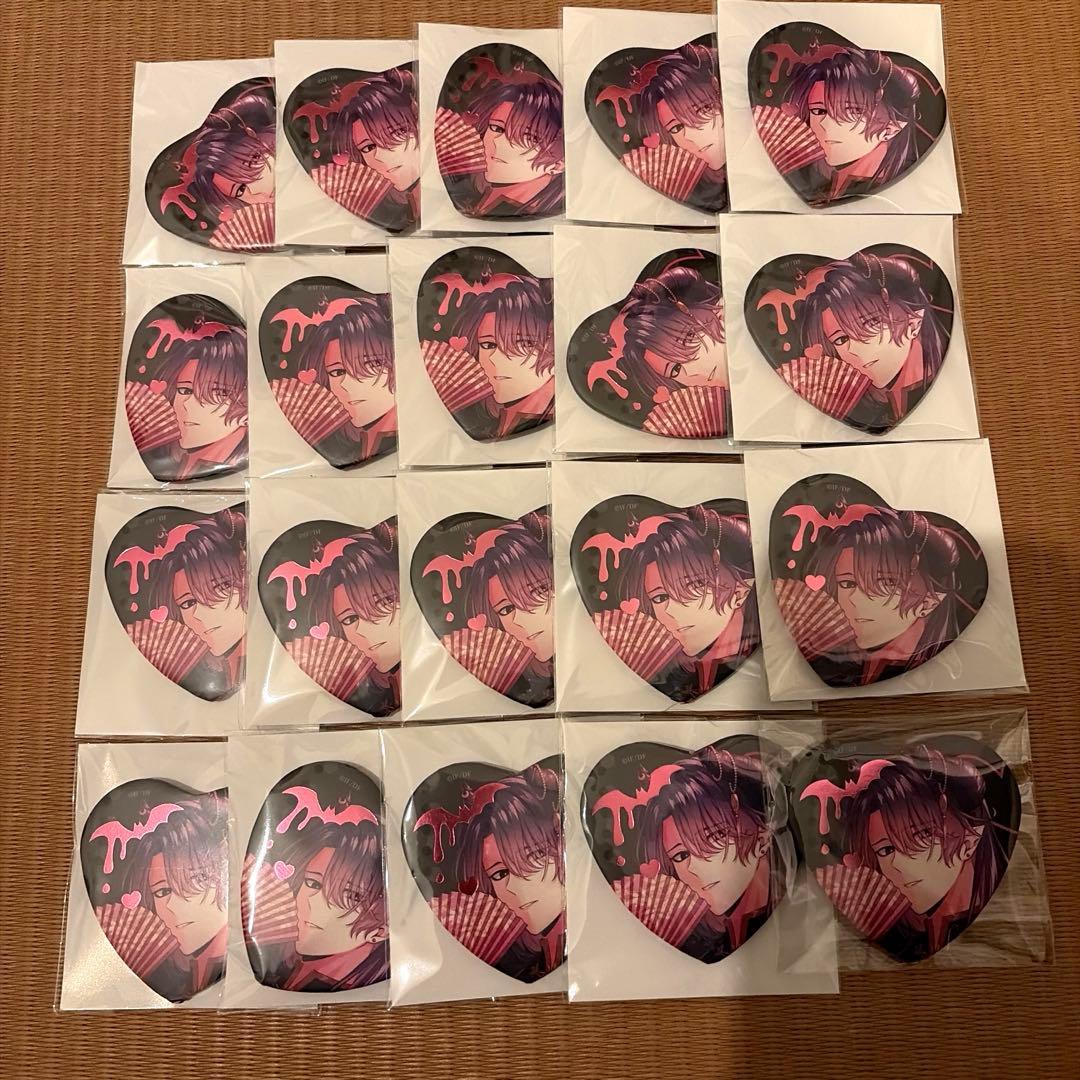 ウロ 乙女道士 ハート缶バッジ オトふゆ オトメイトマーケット オトマ