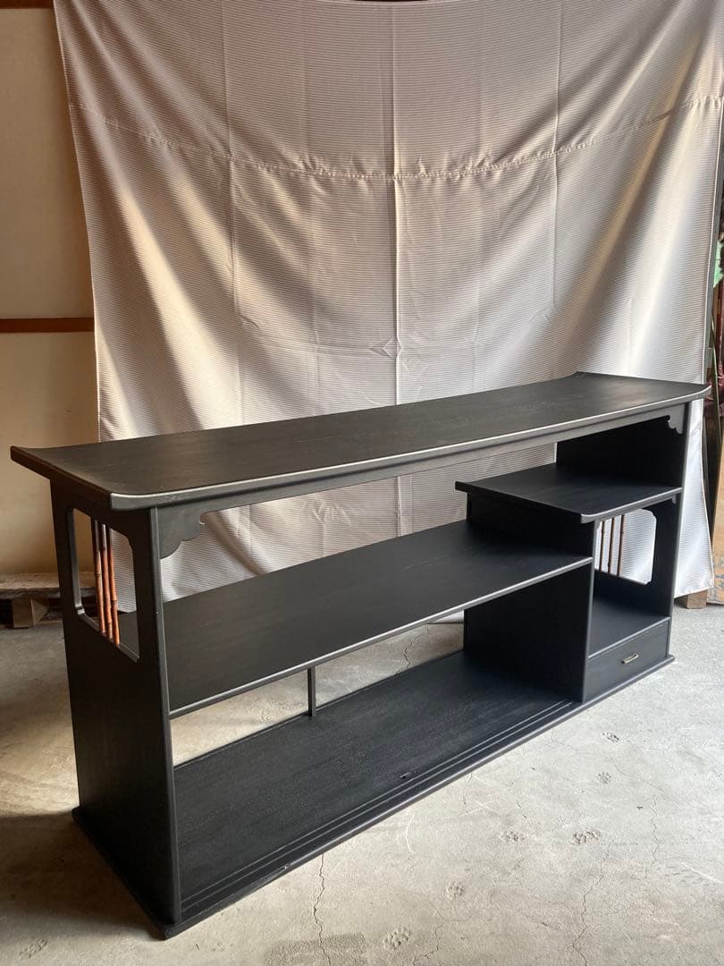 古道具　店舗什器　民藝カウンターテーブル