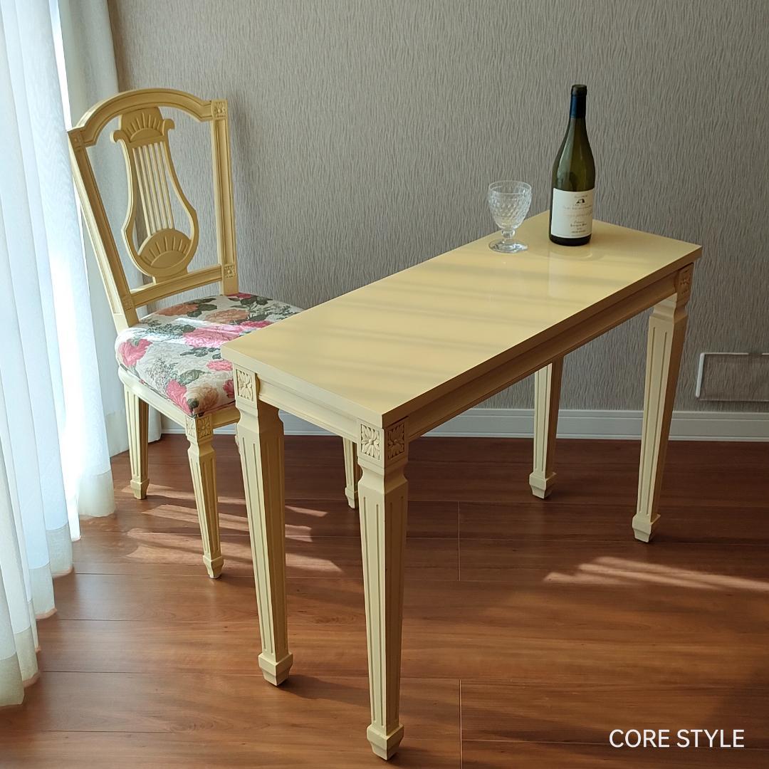 アンティーク　コンソールテーブル　チェア　セット品　ロココ様式　A86