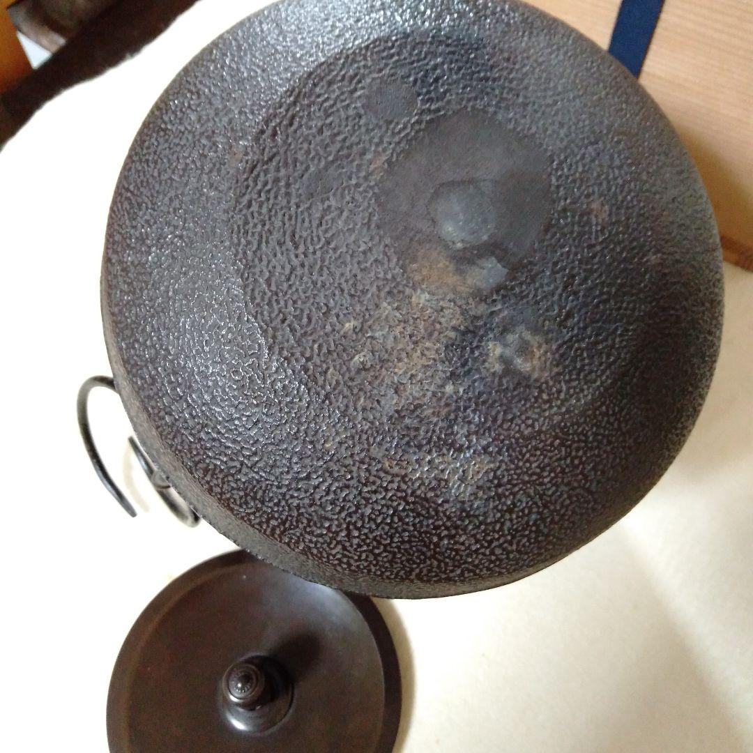 釜師辰敏造　筒霰釜