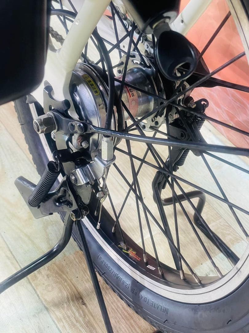 1年保証　ギュットアニーズ⭐️16AH子供乗せ電動アシスト自転車Y3188