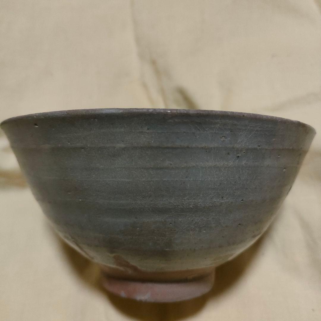 李朝　高麗　青磁茶碗　時代物　骨董アンティークNo.164