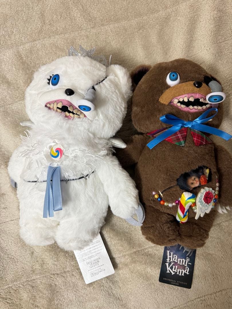 USJ ハミクマ&ハミクマソウル　ぬいぐるみ　2体セット