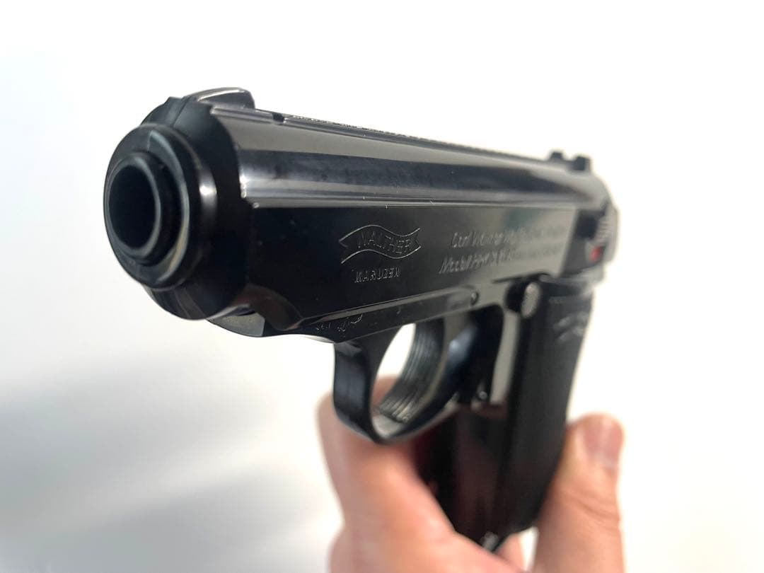 【エアーガン】ワルサーPPK/S ブラックモデル（MARUZEN） ※18歳以上