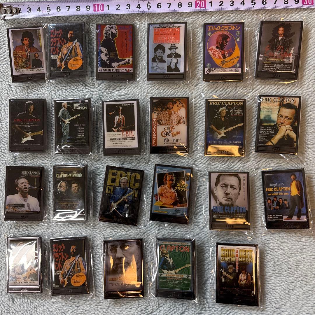 リ*ん様 エリック・クラプトン ピンバッジ（3×4cm）23点