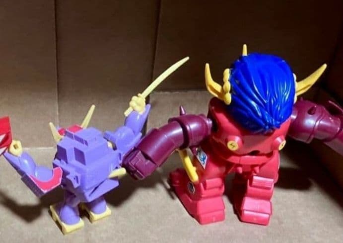 魔神英雄伝ワタル　プラクション　龍王丸　ドンゴロ　プラモデル 龍神丸