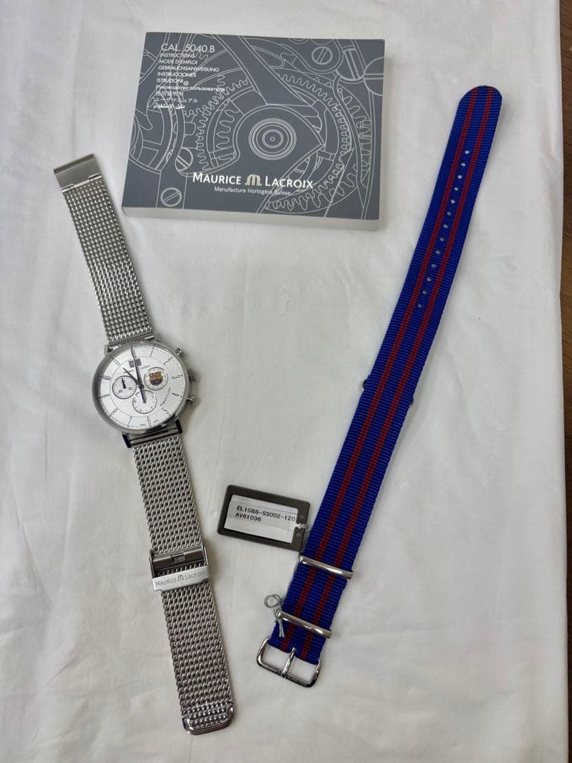 定価20万超　稼動品　モーリスラクロア　バルセロナ　コラボ　レア