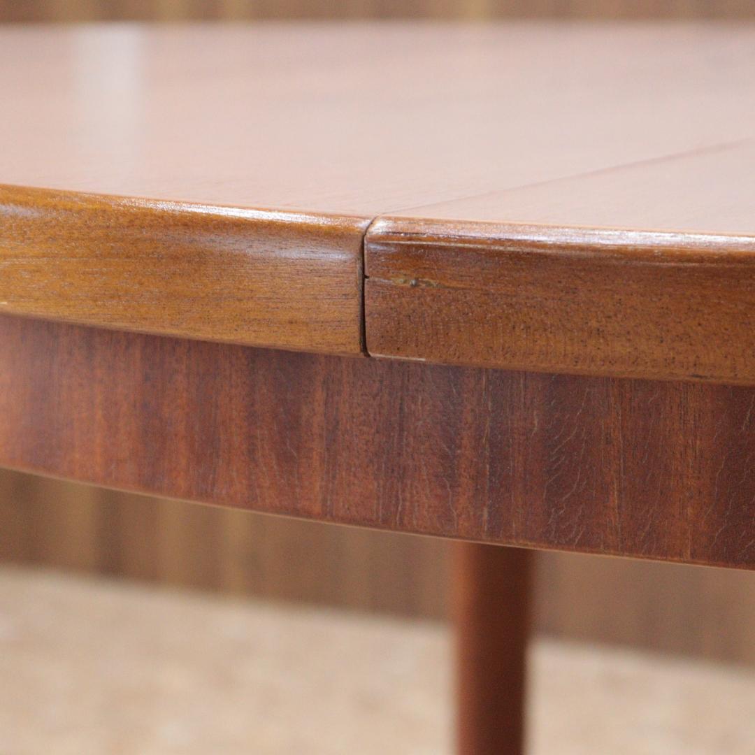 ダイニングテーブル ラウンド 伸長式 マッキントッシュ イギリス チーク