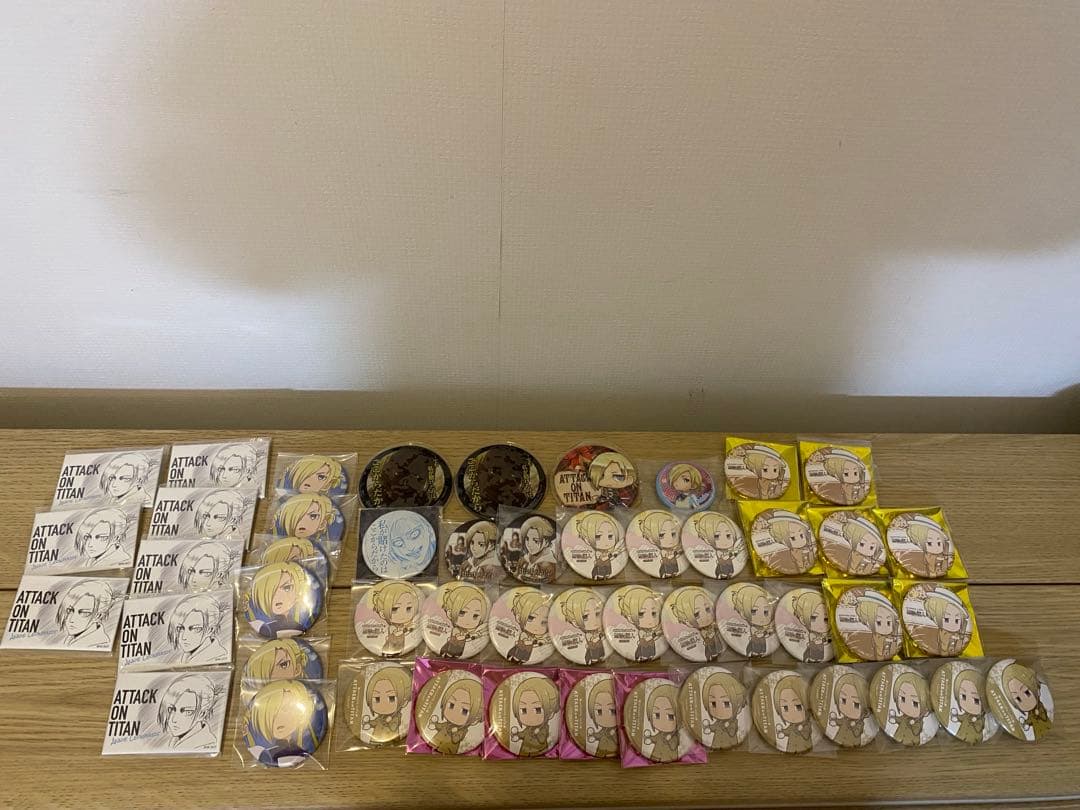 進撃の巨人 アニ 缶バッジ WIT