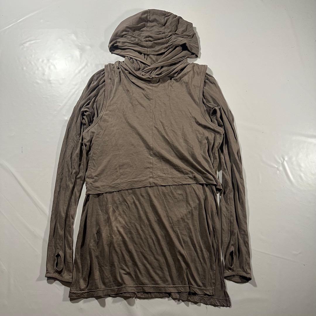 The Viridi anne レイヤード ロングパーカー サムホール y2k