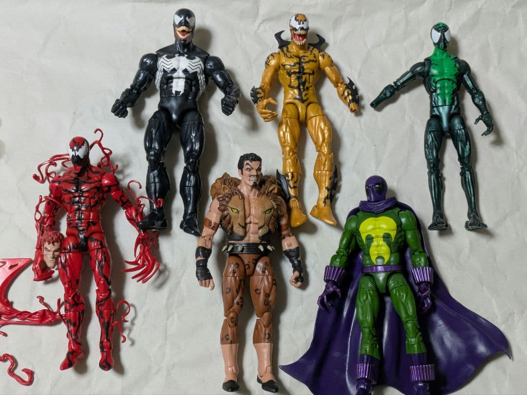 マーベルレジェンド・スパイダーマンヴィラン系のジャンクセット