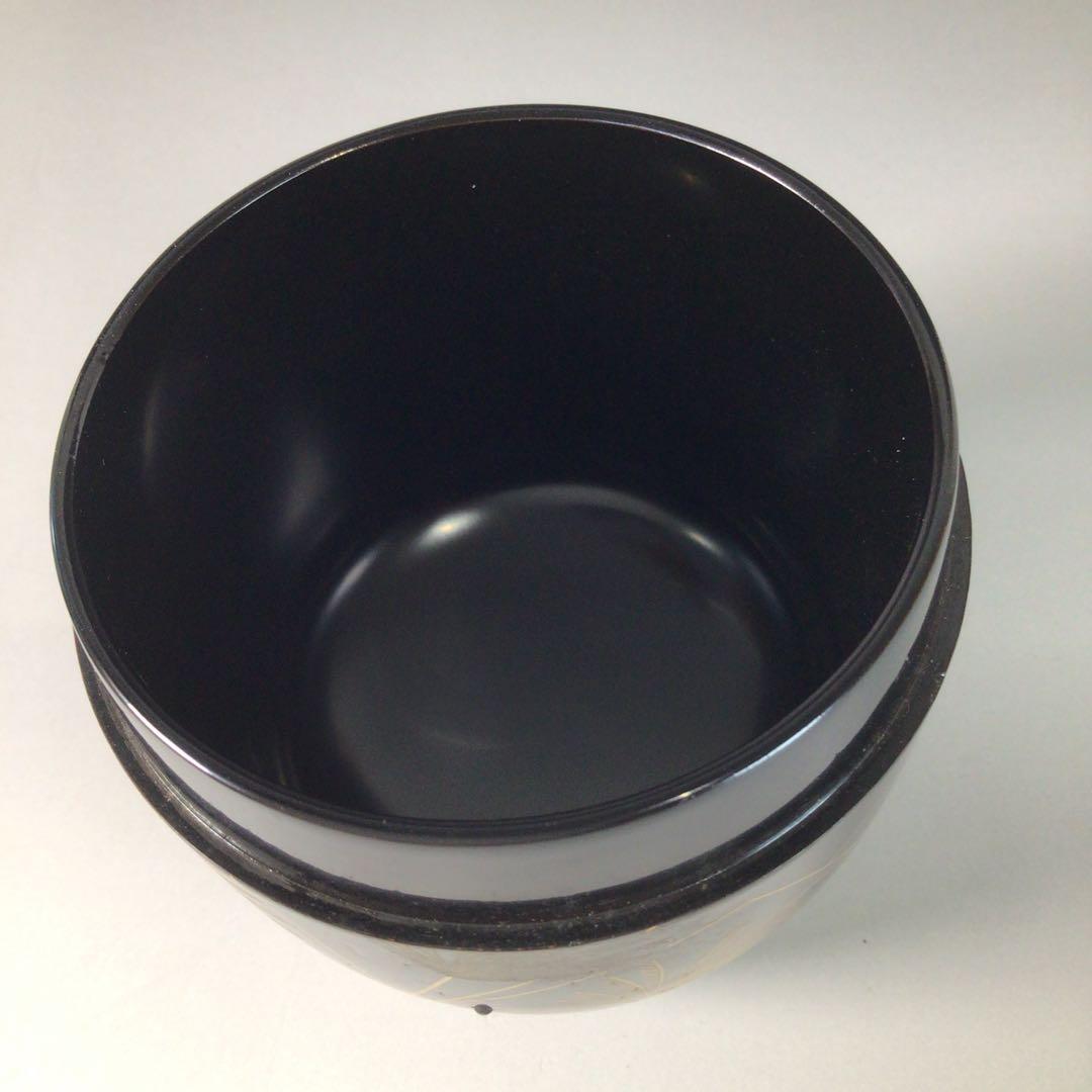 Ｒ７５０　棗　『前端春斎作』『表千家　堀内宗完　箱書』『大棗』　共箱　茶道具