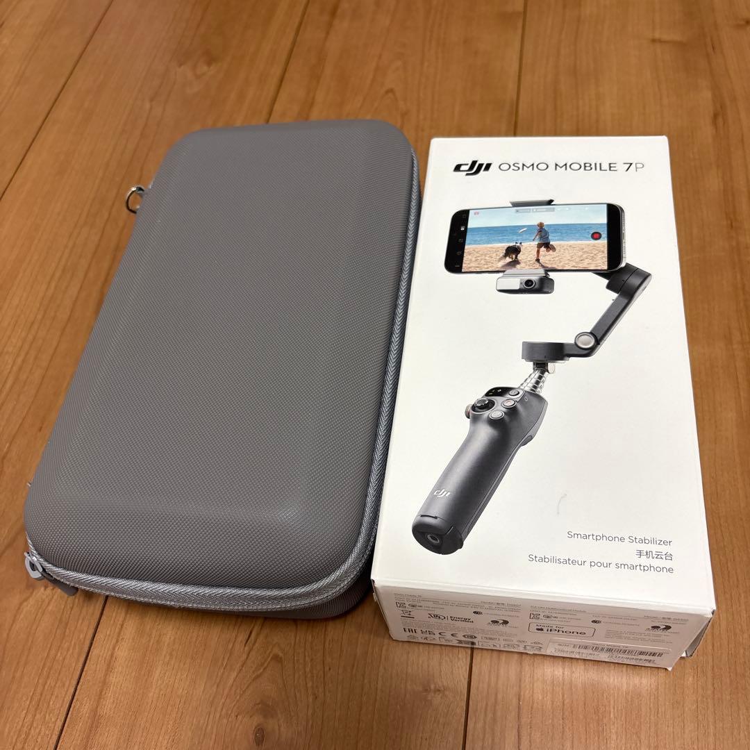 美品⭐️DJI Osmo Mobile 7P ジンバルスタビライザー おまけ付き