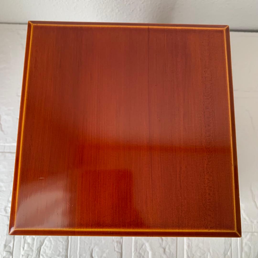 飛騨春慶　茶色 漆器 3段重箱 松澤漆器店　お正月