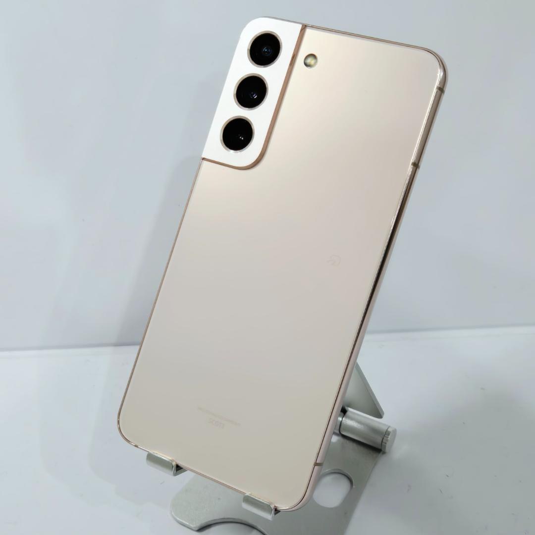02 GalaxyS22 ピンクゴールド SIMフリー 美品