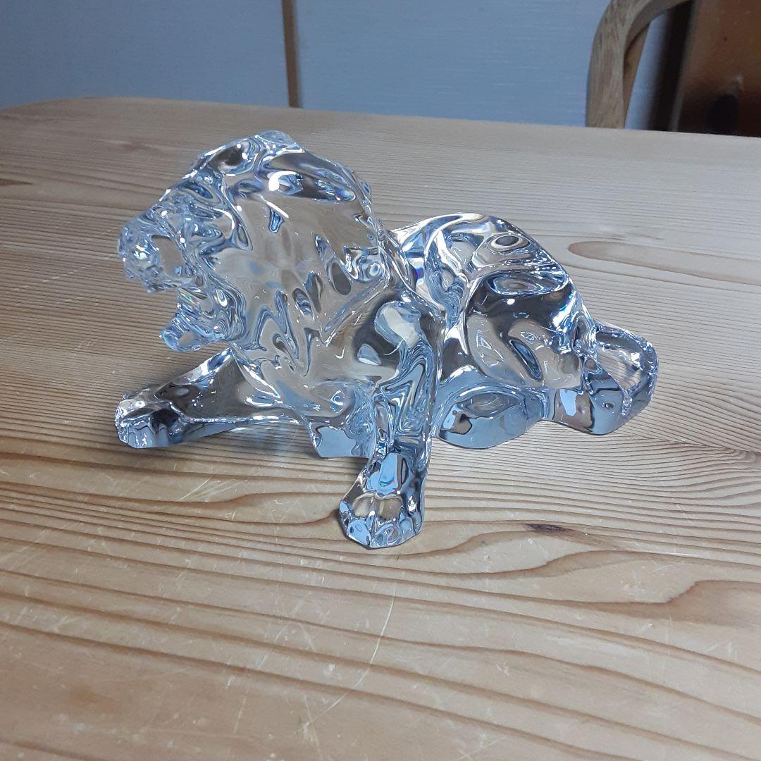 BACCARAT バカラ ライオン 置物