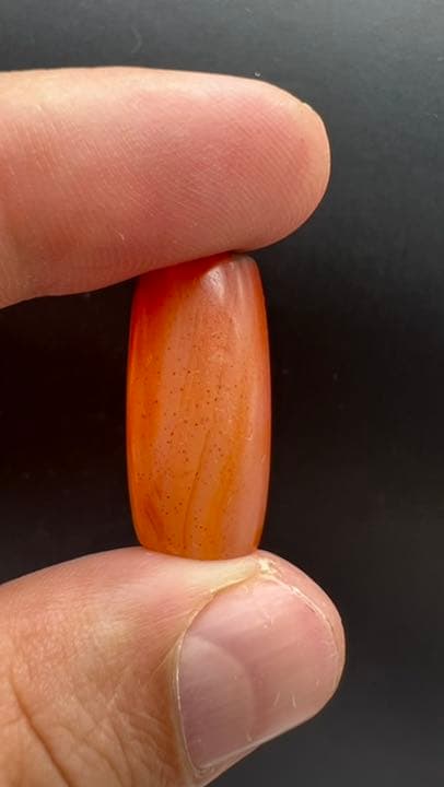 【アンティーク ビーズ】アンティークカーネリアン ビーズ 25.9mm