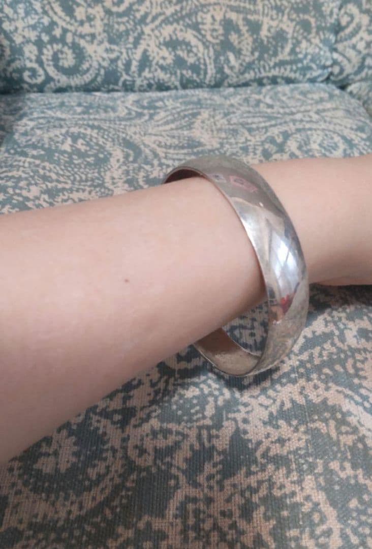 ナバホ族　シルバー バングル ダグラス　エッツィー　925