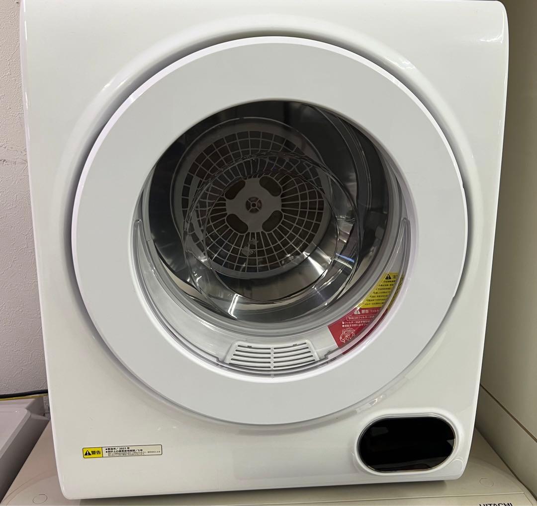 コンパクトサイズの衣類乾燥機　タッチパネル式