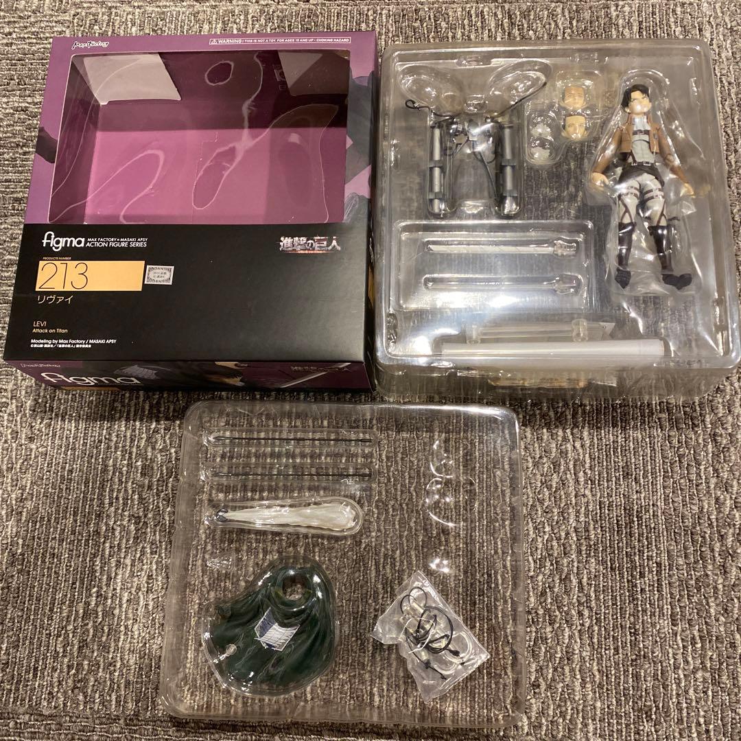 進撃の巨人 figma フィギュア エレン・イェーガー リヴァイ 兵長 ミカサ