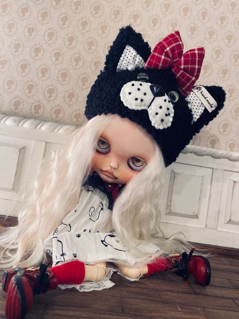 カスタム アイシードール 頭皮付きモヘア アウトフィット付属