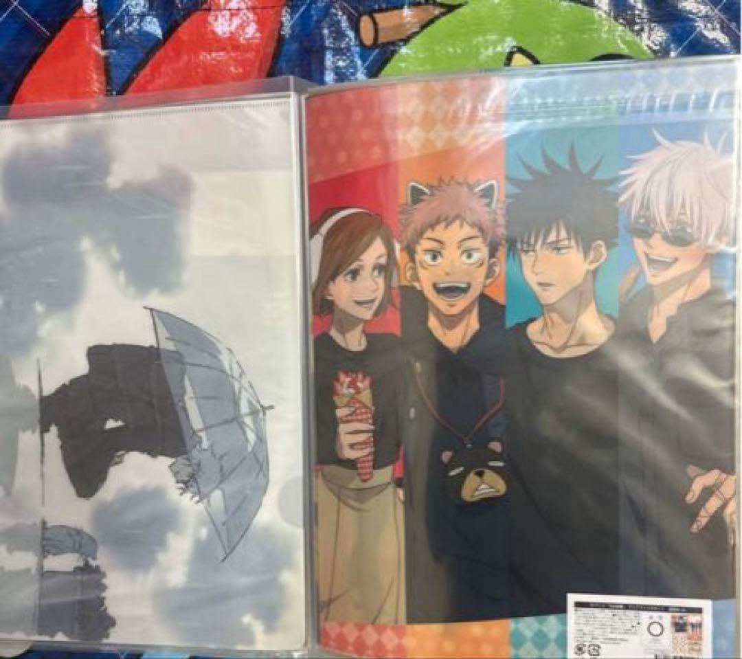 呪術廻戦　クリアファイル98枚　ステッカー3枚　まとめ売り　五条悟