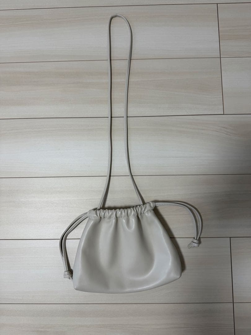 Deuxieme Classe CELERI セルリ 巾着バッグ ホワイト
