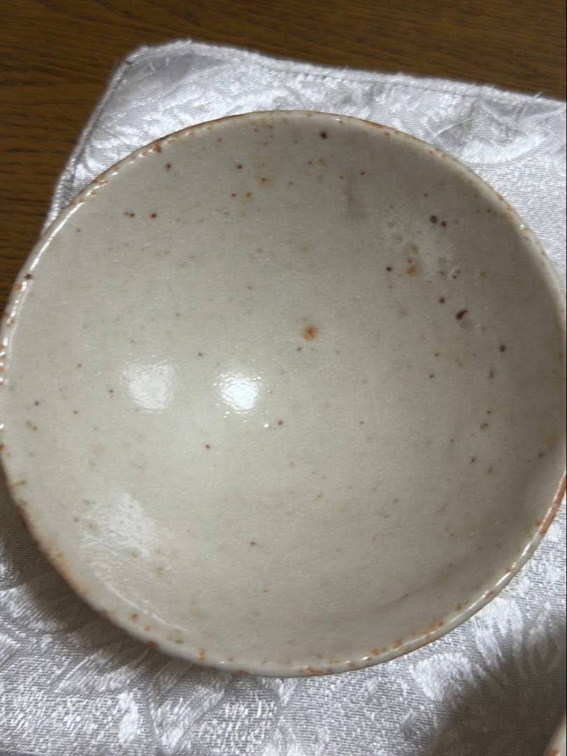 茶碗　5個　志野焼　美濃焼　桂山